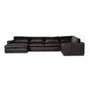 Colt 4-Piece Sectional - Heirloom Cigar | Left Chaise