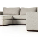 Colt 4-Piece Sectional - Aldred Silver | Left Chaise
