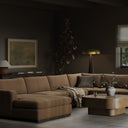 Colt 4-Piece Sectional - Crypton Nomad Mushroom | Left Chaise