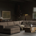 Colt 4-Piece Sectional - Savoy Coffee | Left Chaise