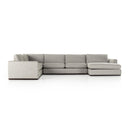 Colt 4-Piece Sectional - Aldred Silver | Right Chaise