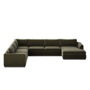 Colt 4-Piece Sectional - Surrey Olive | Right Chaise