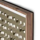 See Through Olive by FH Art Studio - Rustic 2.5 Walnut | 48" x 48"