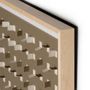 See Through Taupe by FH Art Studio - Natural 2.5 Maple | 48" x 48"