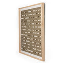 See Through Taupe by FH Art Studio - Natural 2.5 Maple | 48" x 48"