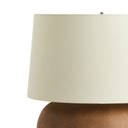 Kragen Table Lamp - Dark Sand Porcelain Ceramic