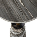 Raven End Table - Ebony Marble