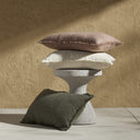 Tharp Outdoor Pillow - Textured Olive | 16" x 24"