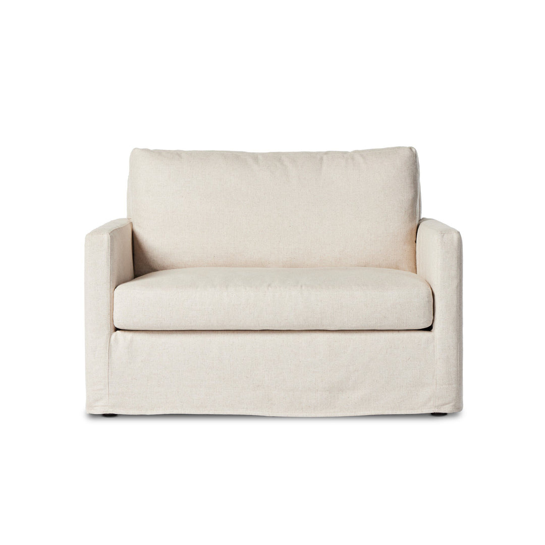 Paxton Slipcover Chair And A Half | Evere Creme