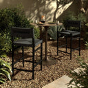 Lomas Outdoor Counter Stool - Vintage Coal