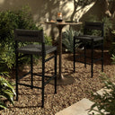 Lomas Outdoor Bar Stool - Vintage Coal