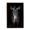 Zebra Stare by Getty Images - Vertical Grain White Oak Floater