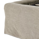 Meryl Slipcover Bed - Broadway Stone | King