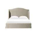 Meryl Slipcover Bed - Broadway Stone | King