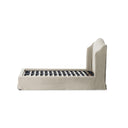 Meryl Slipcover Bed - Broadway Stone | King