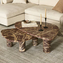 Zion Nesting Coffee Table - Merlot Marble