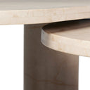 Zion Nesting Coffee Tables - Cream Marble