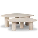 Zion Nesting Coffee Tables - Cream Marble