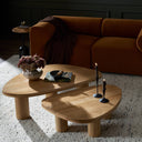 Zion Nesting Coffee Tables - Natural Oak
