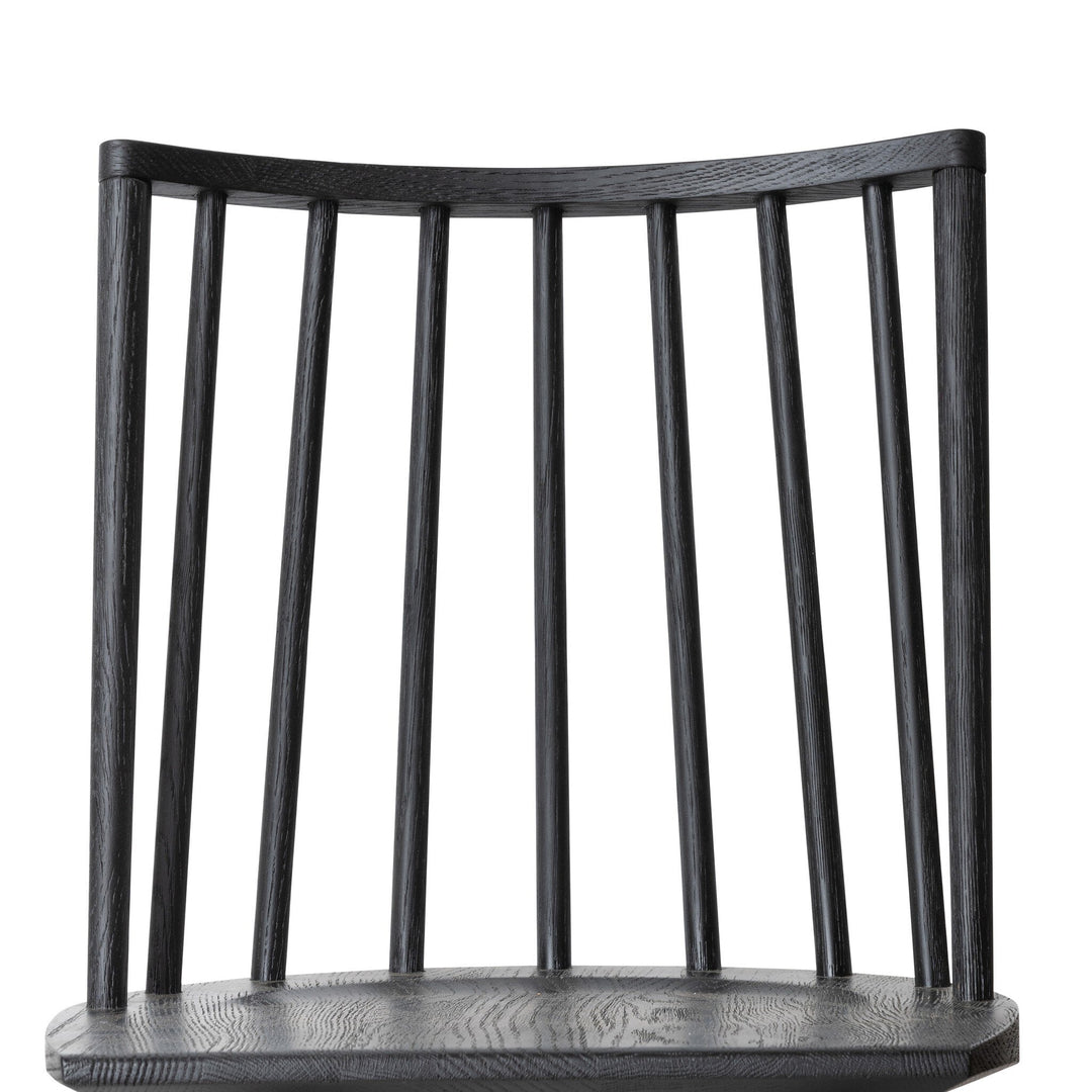 Lewis Swivel Counter Stool - Black Oak