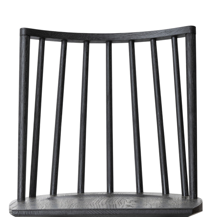 Lewis Swivel Counter Stool - Black Oak