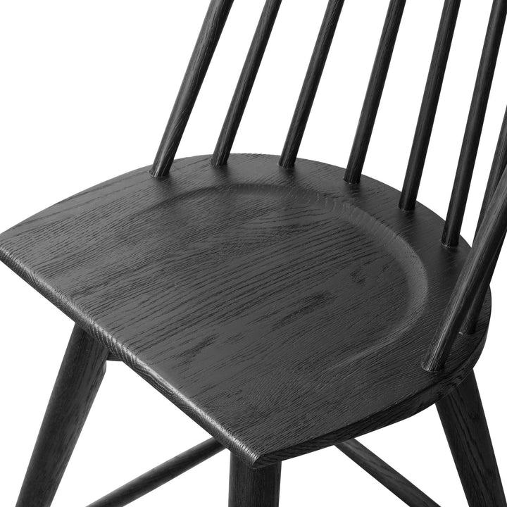 Lewis Swivel Counter Stool - Black Oak