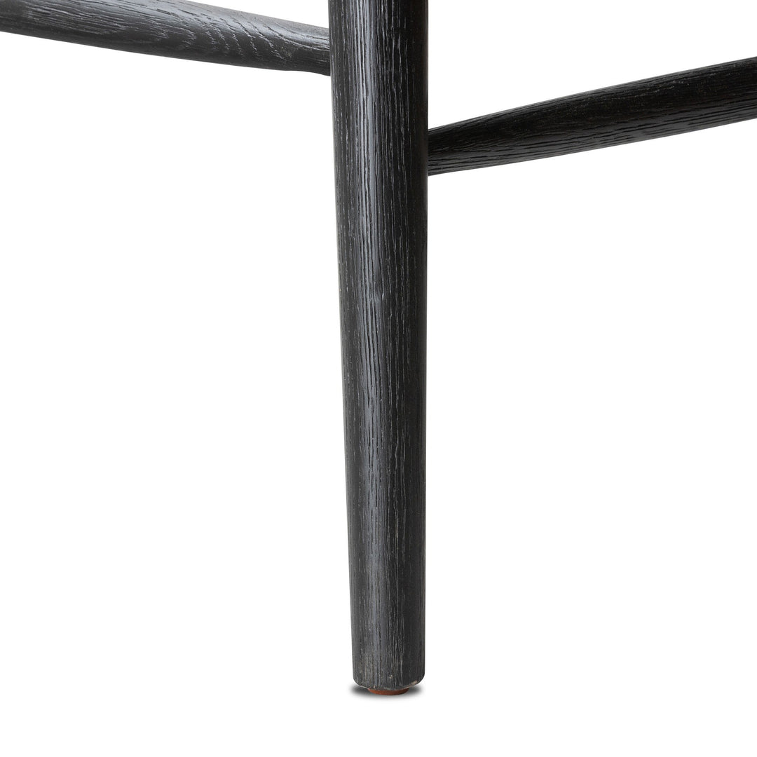 Lewis Swivel Counter Stool - Black Oak