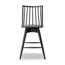 Lewis Swivel Counter Stool - Black Oak