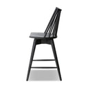 Lewis Swivel Counter Stool - Black Oak
