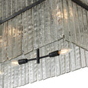 Meredith Linear Chandelier - Antiqued Iron