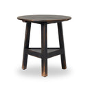 Kickapoo River Cricket Table - Distressed Black Veneer
