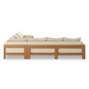 Chapman Outdoor 3Pc Sectional - Casa Cream