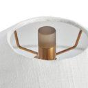 Patton Table Lamp - Smoked Blown Glass