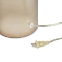 Patton Table Lamp - Smoked Blown Glass