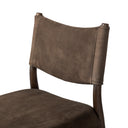 Jayla Armless Dining Chair - Nubuck Cigar