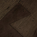 Abaso Small Square Coffee Table - Ebony Rustic Wormwood Oak