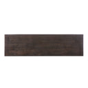 Abaso Accent Bench - Ebony Rustic Wormwood Oak