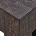Abaso Accent Bench - Ebony Rustic Wormwood Oak