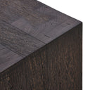 Abaso Accent Bench - Ebony Rustic Wormwood Oak