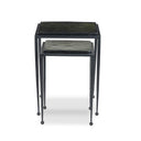 Dalston Nesting End Table Set - Moss Cast Glass