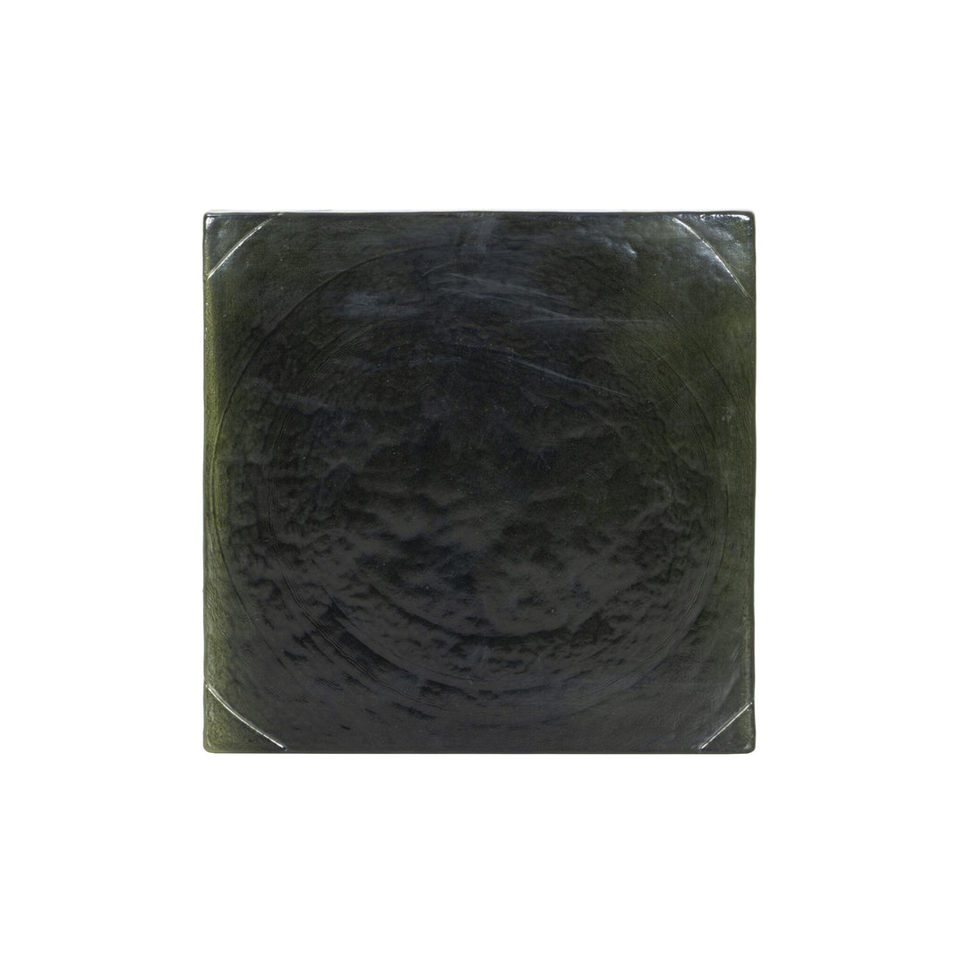 Dalston Nesting End Table Set - Moss Cast Glass