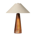 Romani Table Lamp - Iridescent Acid Wash | Linen Shade