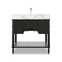 Toulouse Single Vanity - Satin Black Veneer
