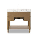 Toulouse Single Vanity - Washed Blonde Oak Veneer