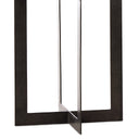 Lennie Cast Glass End Table - Amber Cast Glass