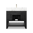 Anthem Single Vanity - Black Wash Oak Veneer