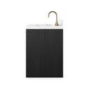 Anthem Single Vanity - Black Wash Oak Veneer