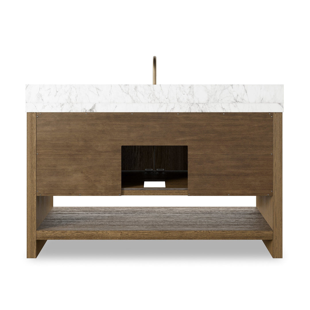 Anthem Single Wide Vanity - Washed Natural Veneer