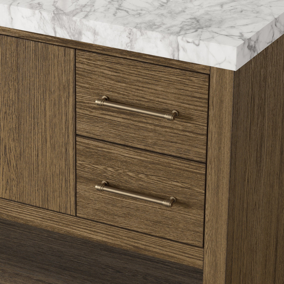 Anthem Single Wide Vanity - Washed Natural Veneer