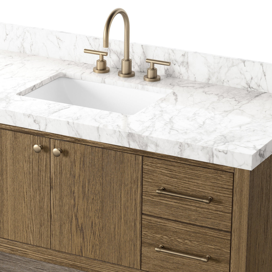 Anthem Single Wide Vanity - Washed Natural Veneer